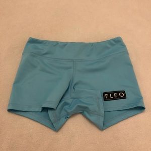 Baby Blue Fleo Shorts 3.25 x 1